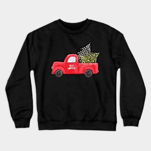 hello winter christmas Crewneck Sweatshirt